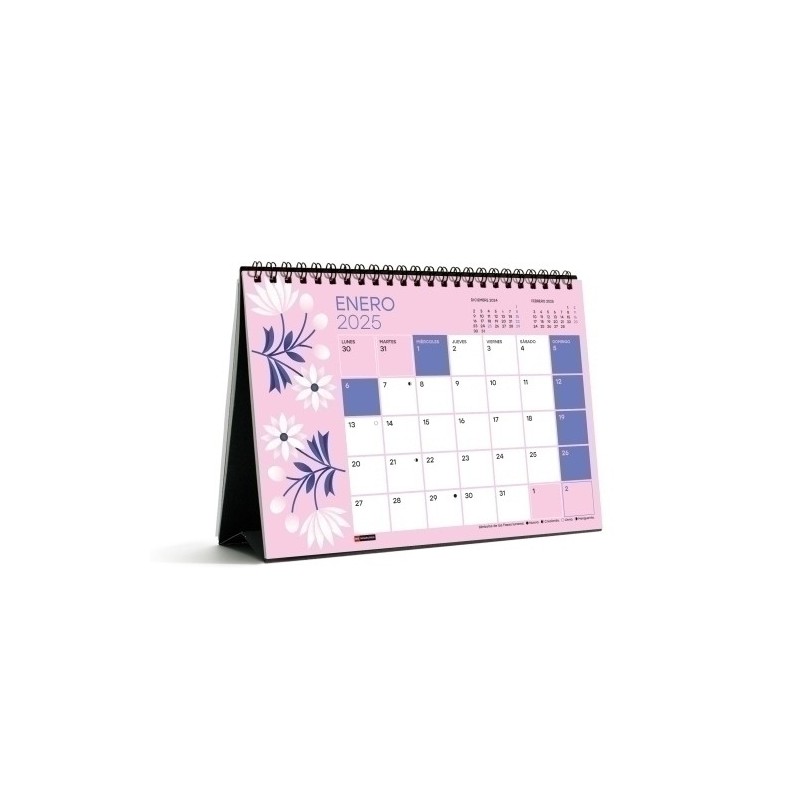 MR28268-CAL.MR. SOBR. TRENDS FLORES MES A5 precio por 1 unidades