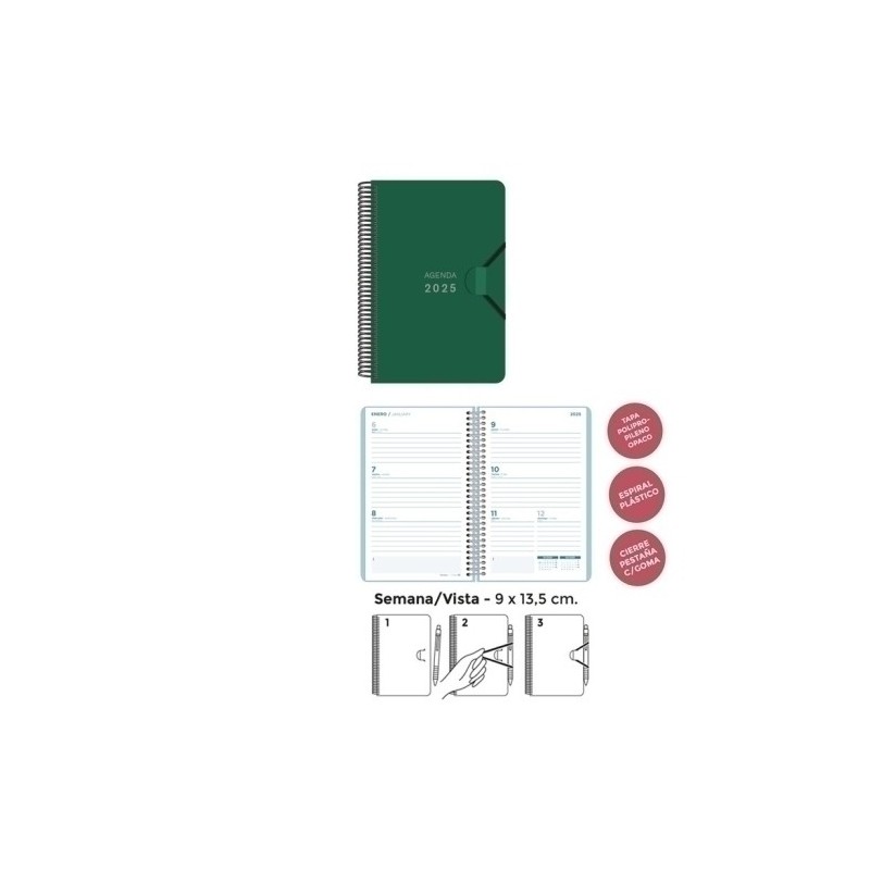 55121154-AG.SENF. MINI 90x135 S/V VERDE OSCURO precio por 1 unidades