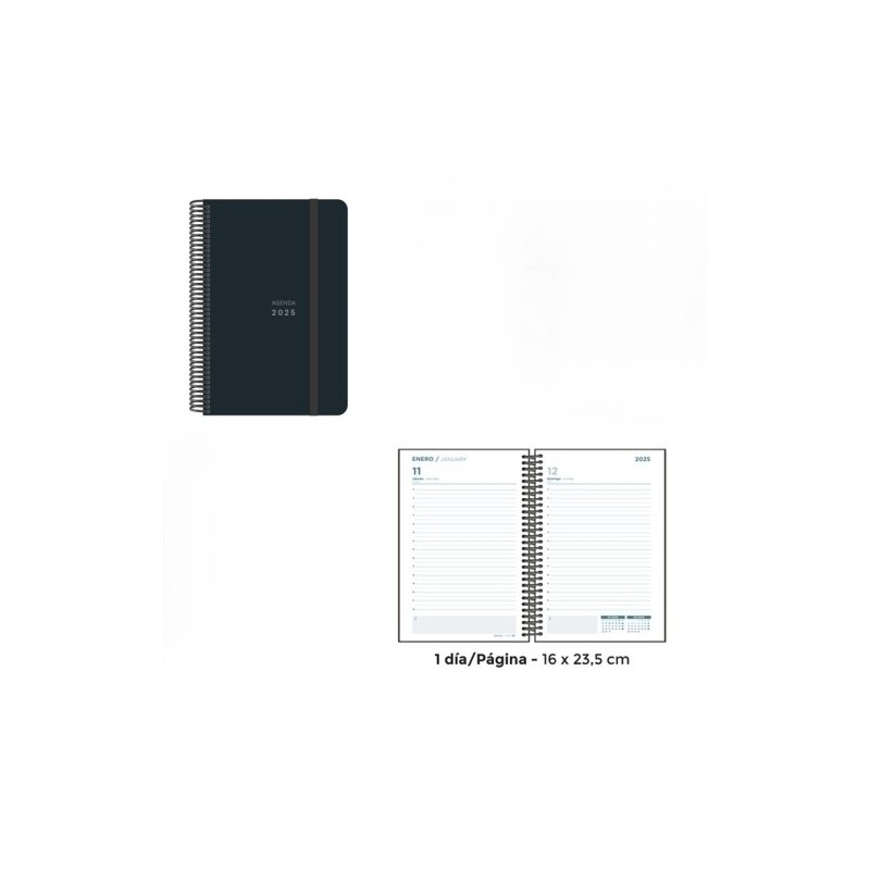 55122251-AG.SENF. UNICOLOR 160x235 D/P NEGRO precio por 1 unidades
