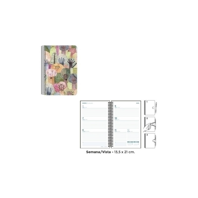 55163251-AG.SENF. ACUARELA 135x210 S/V BOSQUE precio por 1 unidades