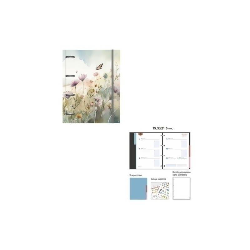 55161752-AG.SENF. ACUARELA 155x215 S/V MARIPOSA precio por 1 unidades