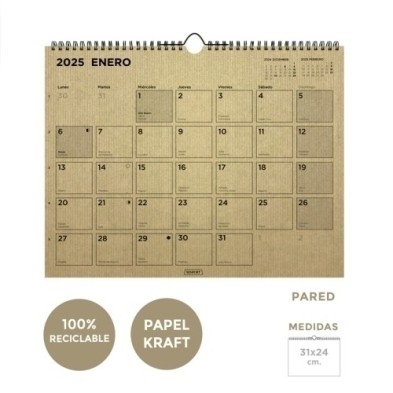 500125-CAL.SENF. PARED MES KRAFT 310x240 precio por 1 unidades