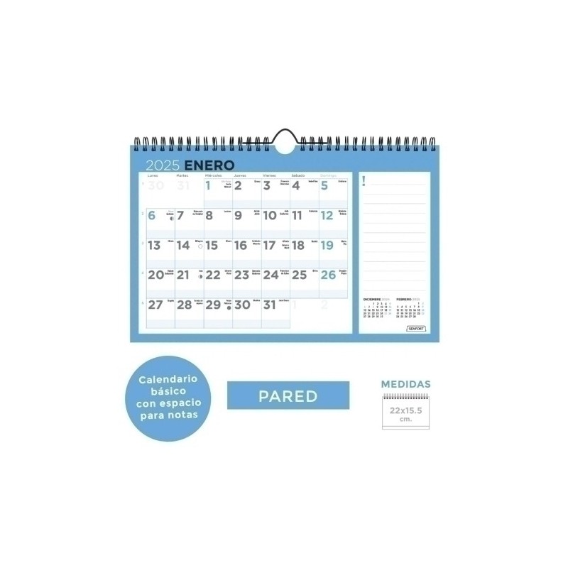 500185-CAL.SENF. PARED MES BASIC 220x155 precio por 1 unidades