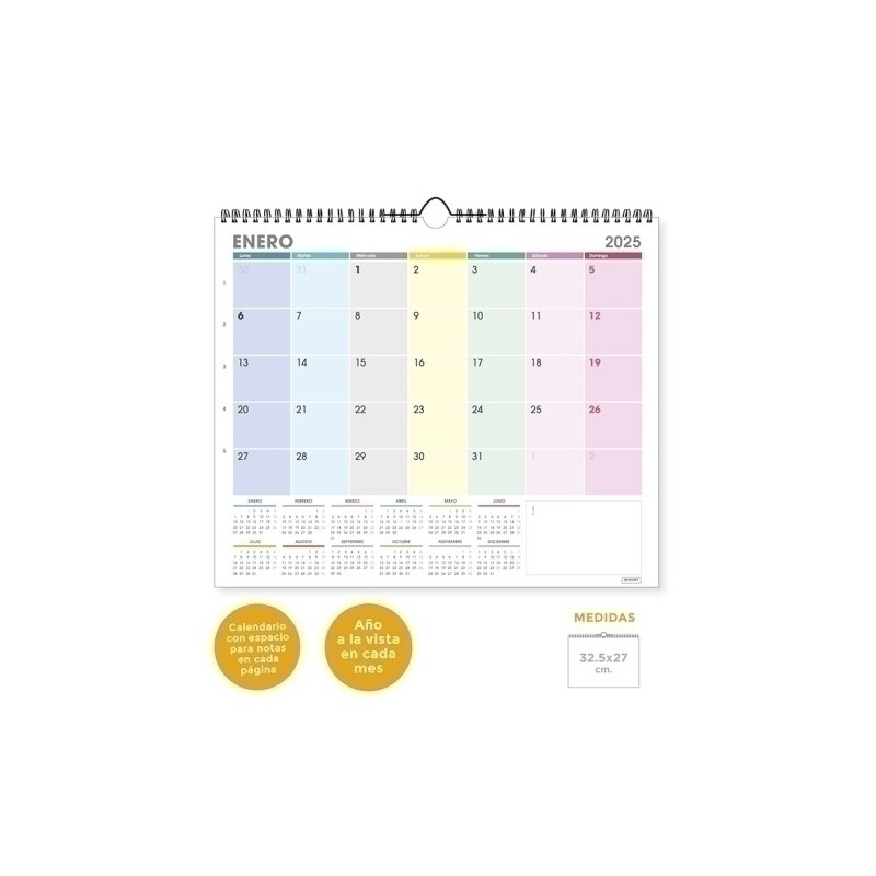 500195-CAL.SENF. PARED MES MULTICOLOR 325x270 precio por 1 unidades
