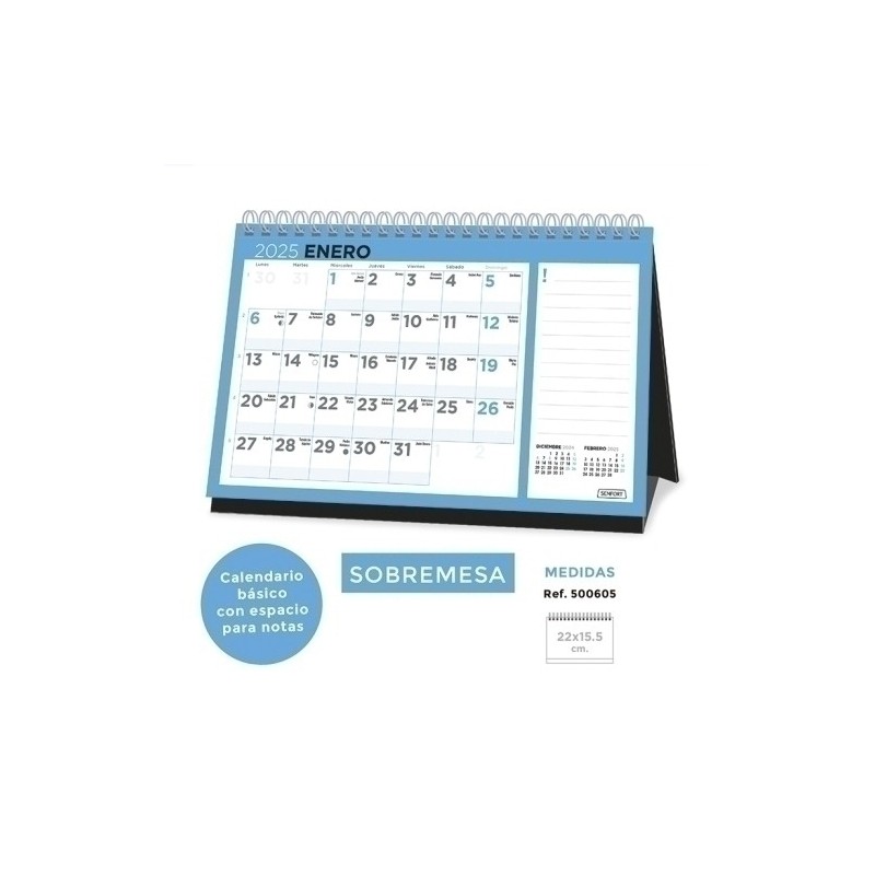 500605-CAL.SENF. SOBR. MES BASIC 220x155 precio por 1 unidades