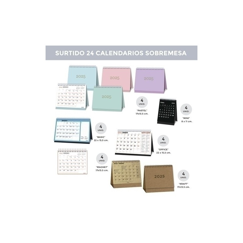 5000252-CAL.SENF. SOBR./MAGNET SURTIDO DE 24 precio por 1 unidades