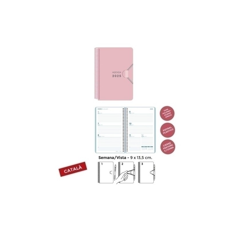 55131152-C-AG.SENF.CAT. MINI 90x135 S/V ROSA precio por 1 unidades