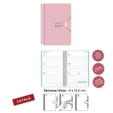 55131152-C-AG.SENF.CAT. MINI 90x135 S/V ROSA precio por 1 unidades