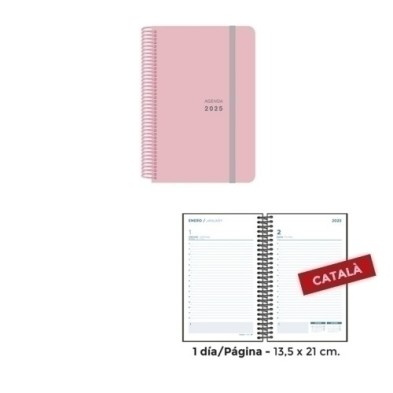 55131252-C-AG.SENF.CAT. PASTEL 135x210 D/P ROSA precio por 1 unidades