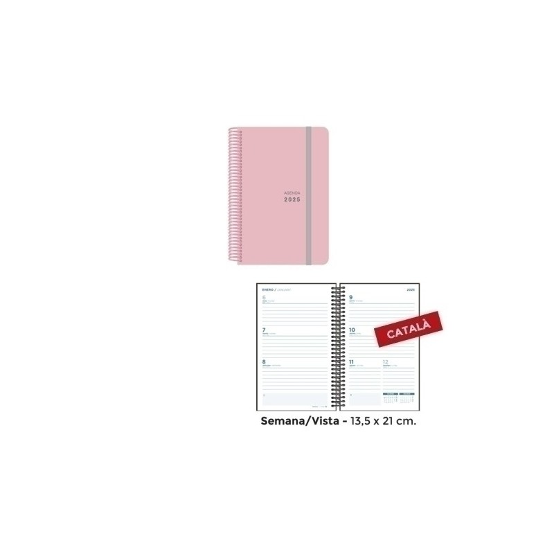 55133252-C-AG.SENF.CAT. PASTEL 135x210 S/V ROSA precio por 1 unidades