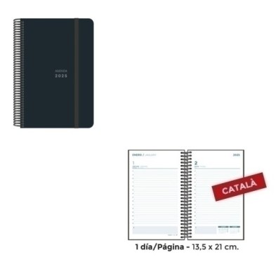 55121251-C-AG.SENF.CAT. UNICOLOR 135x210 D/P NEGRE precio por 1 unidades
