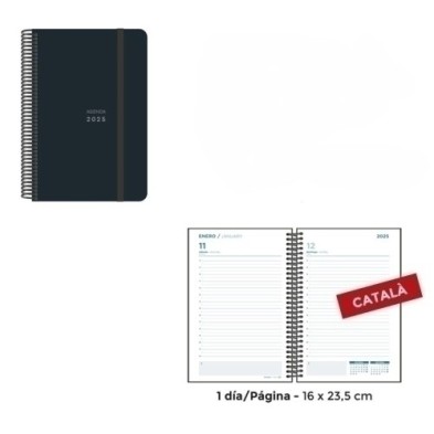 55122251-C-AG.SENF.CAT. UNICOLOR 160x235 D/P NEGRE precio por 1 unidades