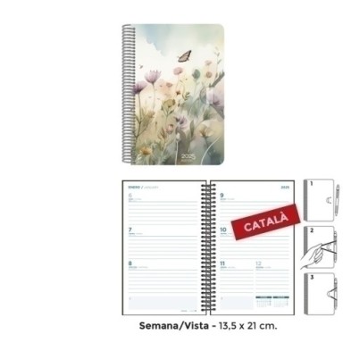 55163252-C-AG.SENF.CAT. ACUARELA 135x210 S/V MARIPO precio por 1 unidades