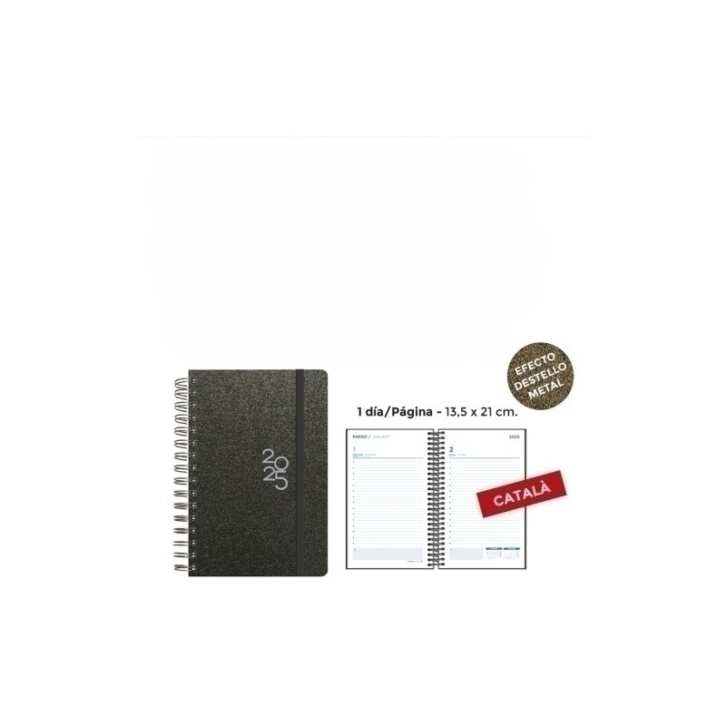 55141251-C-AG.SENF.CAT. METALLIC 135x210 D/P NEGRE precio por 1 unidades