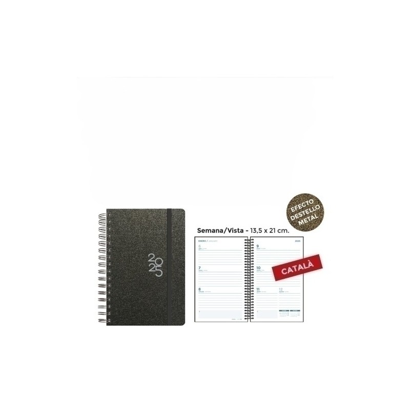 55143251-C-AG.SENF.CAT. METALLIC 135x210 S/V NEGRE precio por 1 unidades