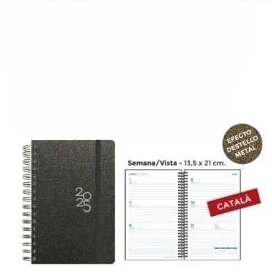 55143251-C-AG.SENF.CAT. METALLIC 135x210 S/V NEGRE precio por 1 unidades
