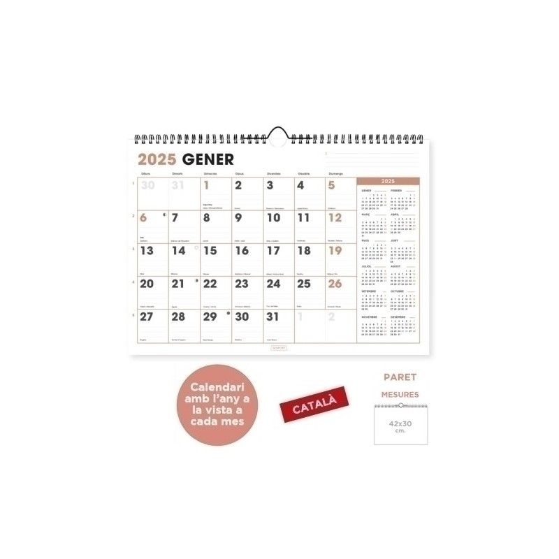 500085-C-CAL.SENF.CAT. PARET MES OFFICE 420x300 precio por 1 unidades