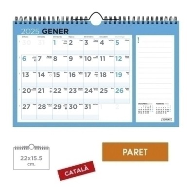 500185-C-CAL.SENF.CAT. PARET MES BASIC 220x155 precio por 1 unidades