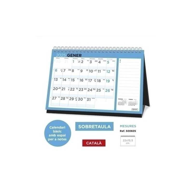 500605-C-CAL.SENF. SOBR. MES BASIC 220x155 precio por 1 unidades