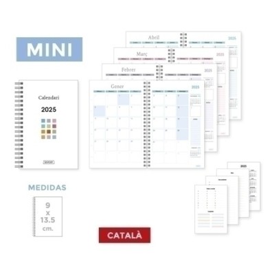 500525-C-CAL.SENF. ESPIRAL MES MINI 90x140 precio por 1 unidades