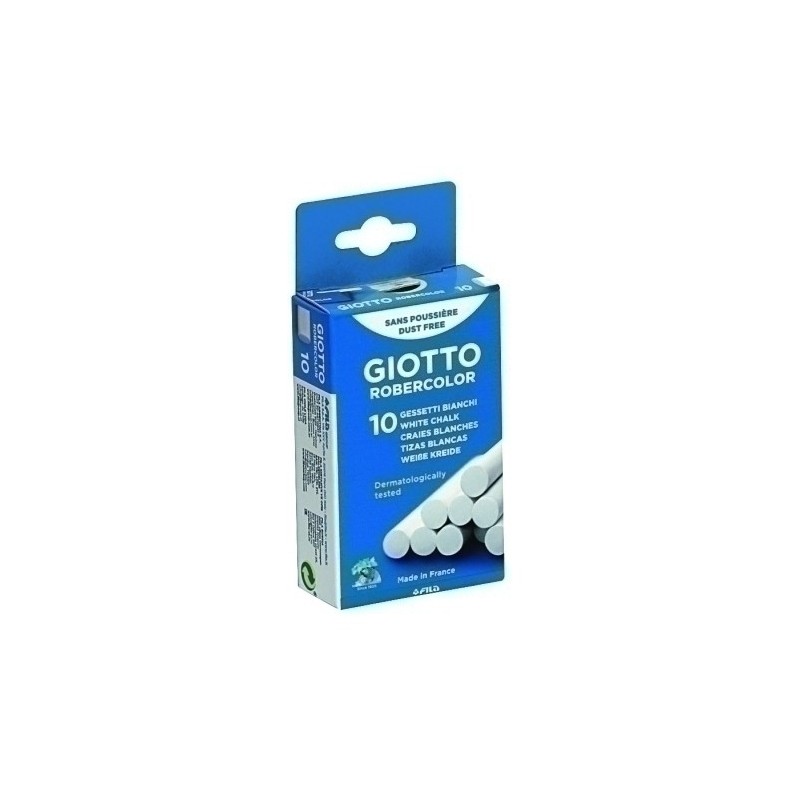F536800-TIZAS BLANCO CAJA C/10 GIOTTO ROBERC. BL precio por 40 unidades
