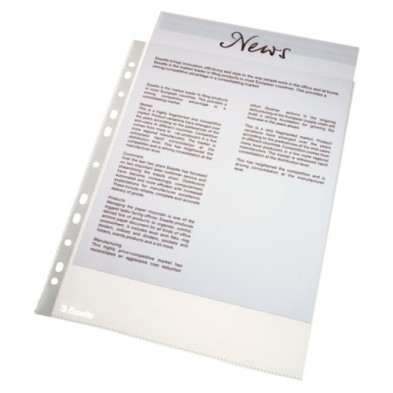 56171-FUNDA MULT.ESS.PP 40µ A4 11 TL.RFZ.(100) precio por 10 unidades