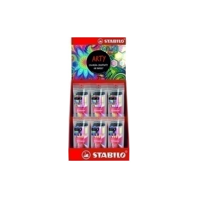 25/26-06-1-ROTUL.STABILO POINT 88 ARTY SURT.E/12 precio por 1 unidades