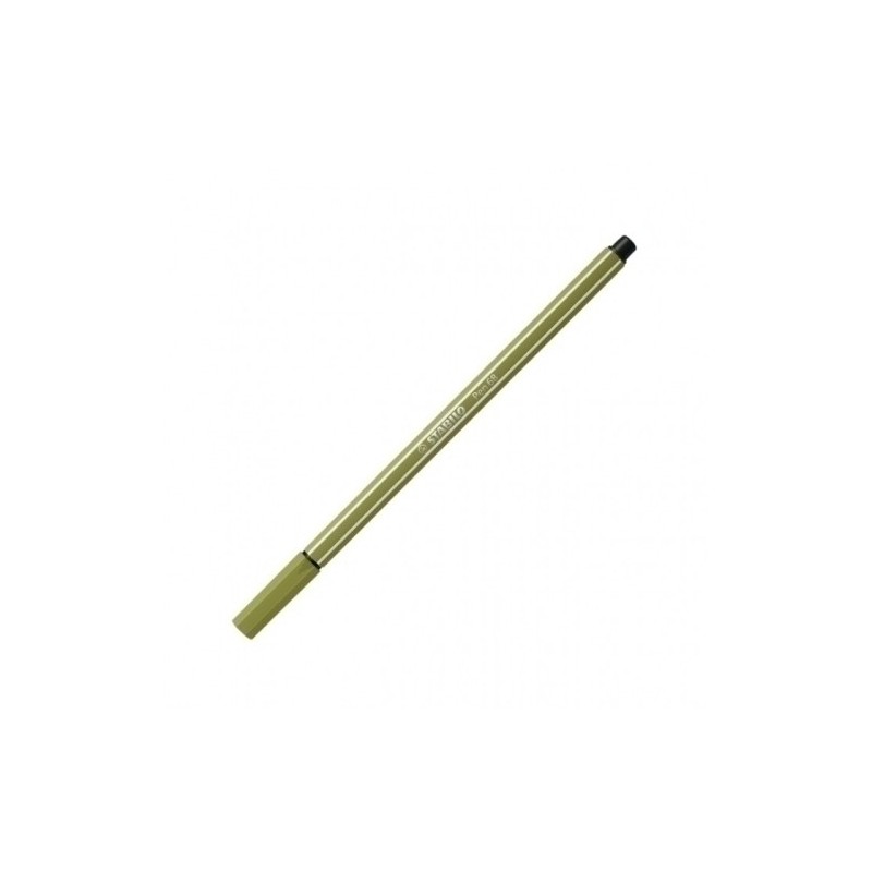 68/37-ROTUL.STABILO PEN 68  VERDE BARRO precio por 10 unidades
