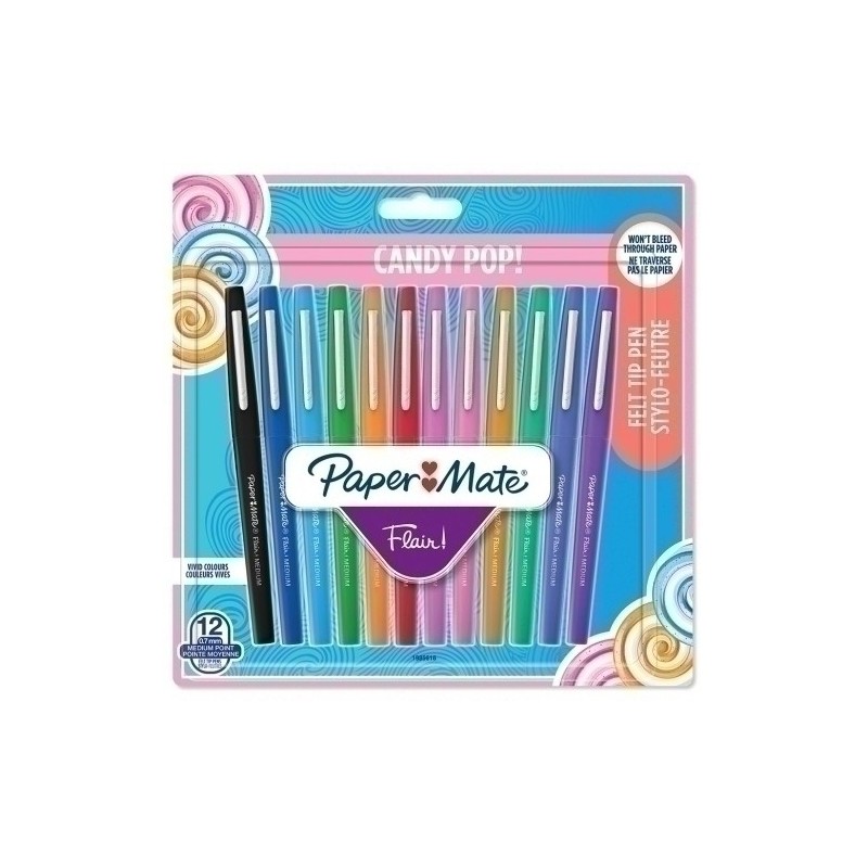 1985616-ROTUL.PAPER MATE CANDY POP SURT.B/12 precio por 1 unidades