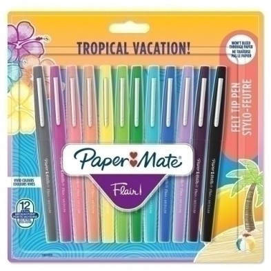 1951029-ROTUL.PAPER MATE TROP.VACAC. SURT.B/12 precio por 1 unidades