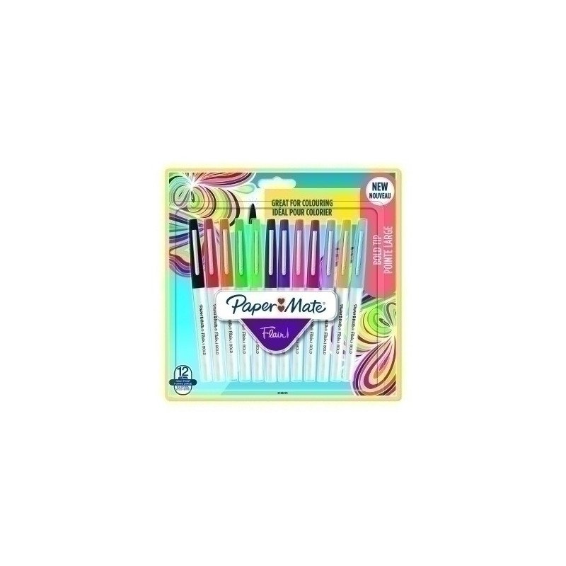 2138474-ROTUL.PAPER MATE BOLD POP SURT.B/12 precio por 1 unidades