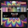 6824-1-20-ROTUL.STABILO PEN 68 ARTY LINE C/24 precio por 6 unidades