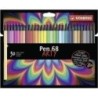 EO6830-1-20-ROTUL.STABILO PEN 68 ARTY LINE C/30 precio por 6 unidades