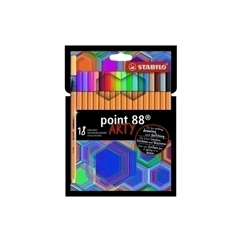 8818/1-20-ROTUL.STABILO POINT 88 ARTY LINE e.18 precio por 6 unidades