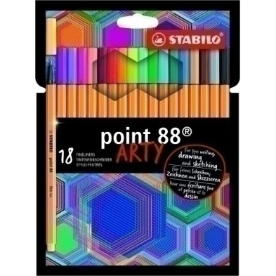 8818/1-20-ROTUL.STABILO POINT 88 ARTY LINE e.18 precio por 6 unidades