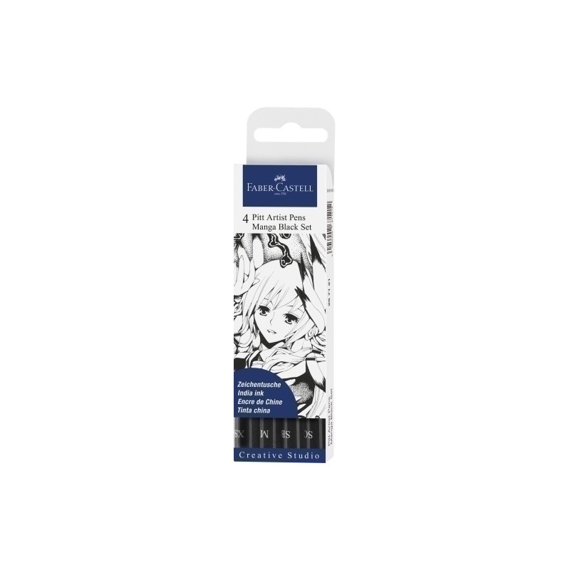 267121-ROTUL.FABER PITT MANGA ESTUCHE DE 4 precio por 1 unidades