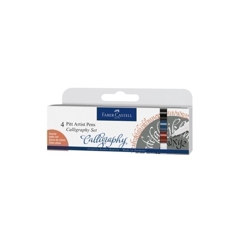 167504-ROTUL.FABER PITT ARTIST CALLIGRAPHY E/4 precio por 1 unidades
