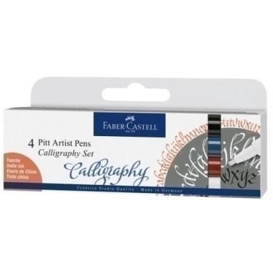 167504-ROTUL.FABER PITT ARTIST CALLIGRAPHY E/4 precio por 1 unidades