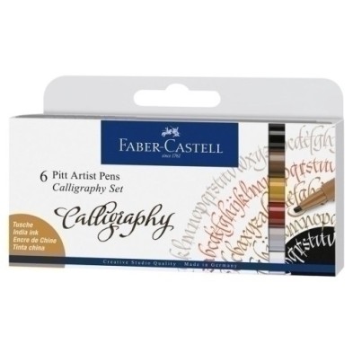 167506-ROTUL.FABER PITT ARTIST CALLIGRAPHY E/6 precio por 1 unidades