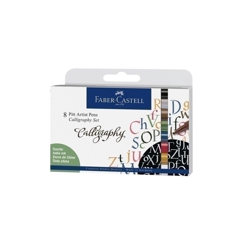 167508-ROTUL.FABER PITT ARTIST CALLIGRAPHY E/8 precio por 1 unidades