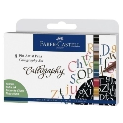 167508-ROTUL.FABER PITT ARTIST CALLIGRAPHY E/8 precio por 1 unidades