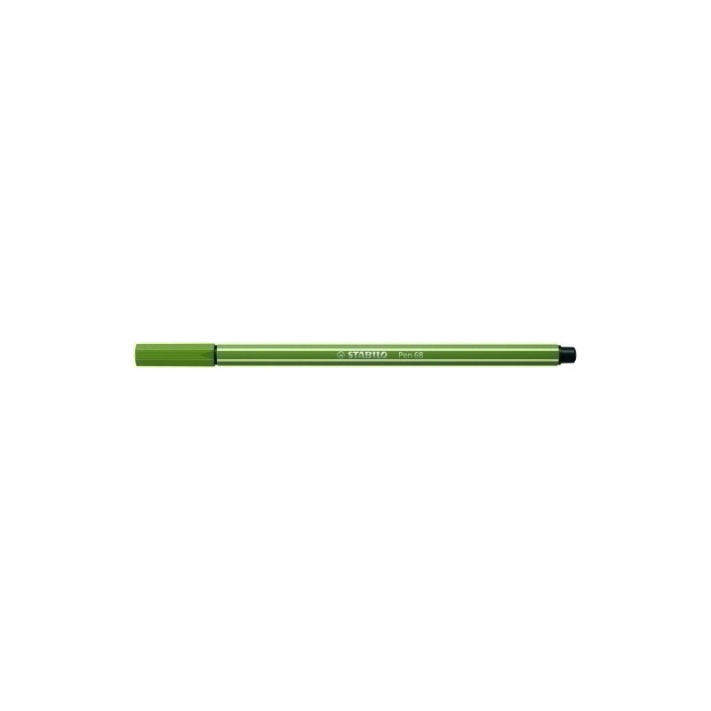 68/35-ROTUL.STABILO PEN 68  VERDE MUSGO precio por 10 unidades