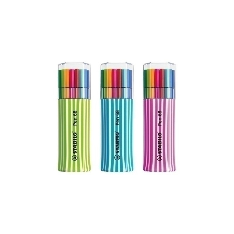 6815-01-ROTUL.STABILO PEN 68 CAJA de 15 precio por 10 unidades
