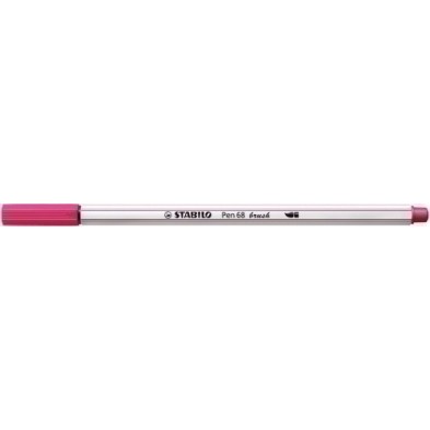 568/47-ROTUL.STABILO PEN 68  BRUSH ROJO OXIDO precio por 10 unidades