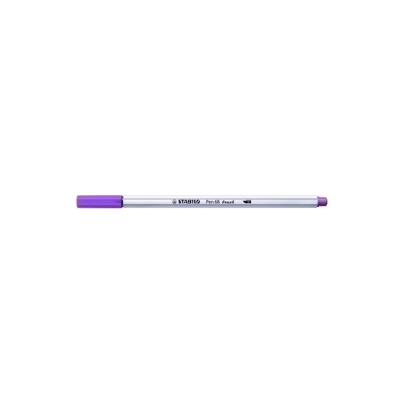 568/60-ROTUL.STABILO PEN 68  BRUSH CIRUELA precio por 10 unidades