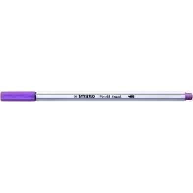 568/60-ROTUL.STABILO PEN 68  BRUSH CIRUELA precio por 10 unidades