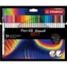 568/30-21-20-ROTUL.STABILO PEN BRUSH ARTY LINE  C/30 precio por 1 unidades
