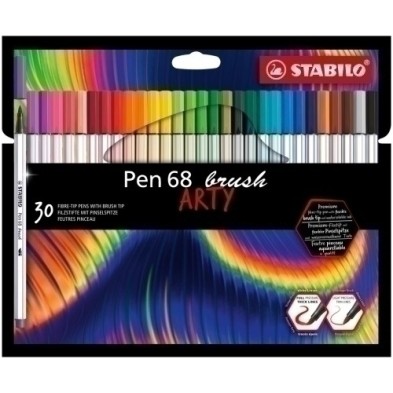 568/30-31-20-ROTUL.STABILO PEN BRUSH ARTY LINE  C/30 precio por 1 unidades