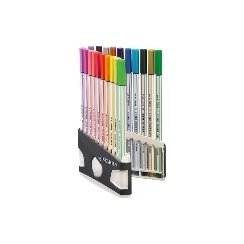 568/20-021-20-ROTUL.STABILO PEN BRUSH ARTY LINE  C/20 precio por 1 unidades