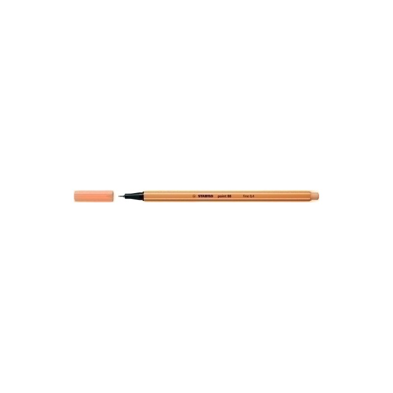 88/25-ROTUL.STABILO POINT 88 NARANJA CLARO precio por 10 unidades